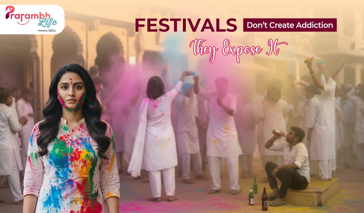 festival relapse, Holi relapse triggers, festival relapse triggers, holiday relapse patterns, relapse prevention during festivals, coping strategies during festivals, dopamine during festivals, dopamine crash, emotional triggers during celebrations, stayi